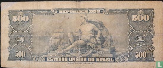 Brésil 500 cruzados  - Image 2