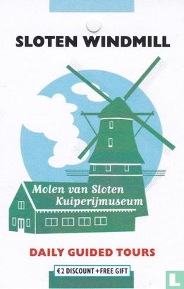 Molen van Sloten Kuiperijmuseum - Sloten Windmill - Bild 1