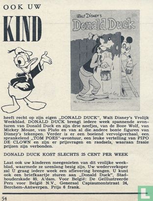 Ook uw kind heeft recht op zijn eigen Donald Duck ... [1964 nummer 1]