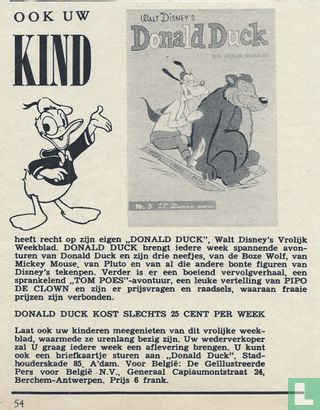 Ook uw kind heeft recht op zijn eigen Donald Duck ... [1964 nummer 3]