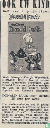 Ook uw kind heeft recht op zijn eigen Donald Duck ... [1962 nummer 30]
