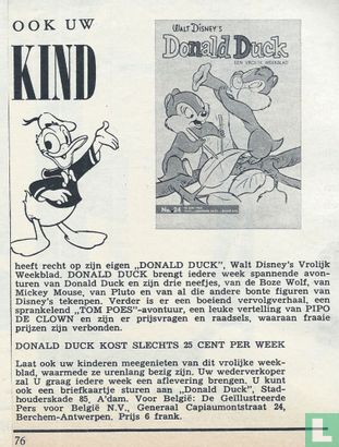 Ook uw kind heeft recht op zijn eigen Donald Duck ... [1963 nummer 24]