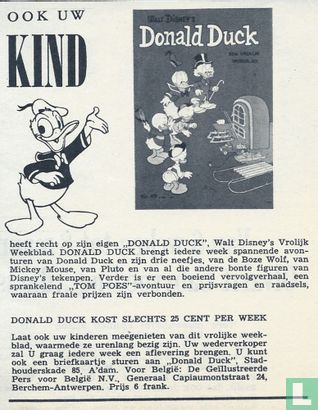 Ook uw kind heeft recht op zijn eigen Donald Duck ... [1964 nummer 49]