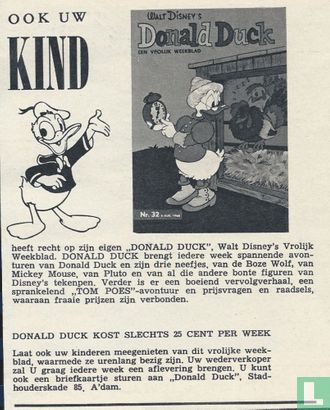 Ook uw kind heeft recht op zijn eigen Donald Duck ... [1966 nummer 32]