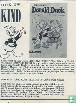 Ook uw kind heeft recht op zijn eigen Donald Duck ... [1965 nummer 10]