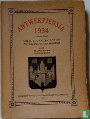 Antwerpiensia 1934 - Bild 1