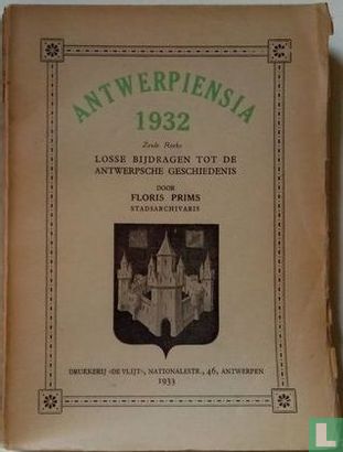 Antwerpiensia 1932 - Bild 1