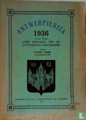 Antwerpiensia 1936 - Bild 1