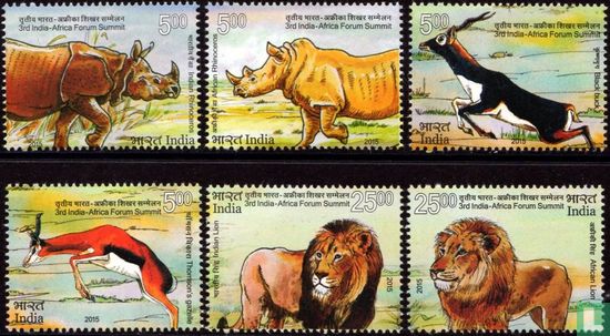 Animals from India and Africa