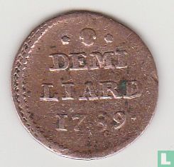 Luxembourg ½ liard 1789 - Image 1