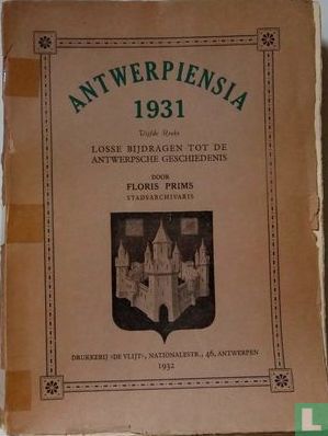 Antwerpiensia 1931 - Bild 1