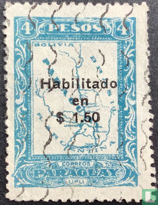 Map with overprint