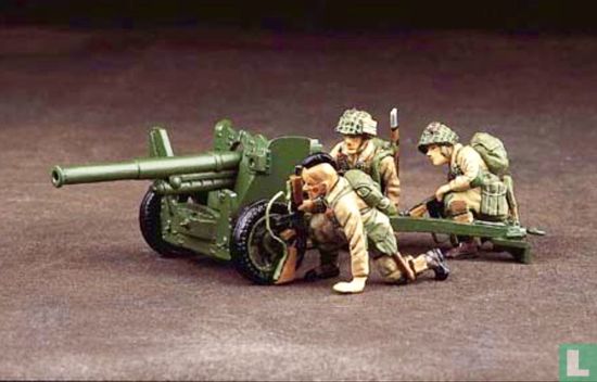 Three Paratroopers Manning a 57mm Anti-Tank Gun