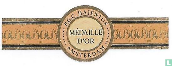 P.G.C.Hajenius Médaille d'Or Amsterdam - Image 1