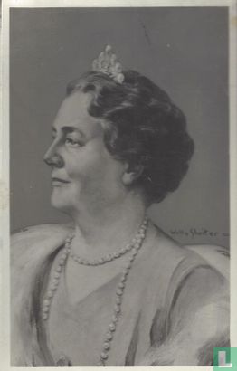 Portret H.M. de Koningin Wilhelmina - Image 1