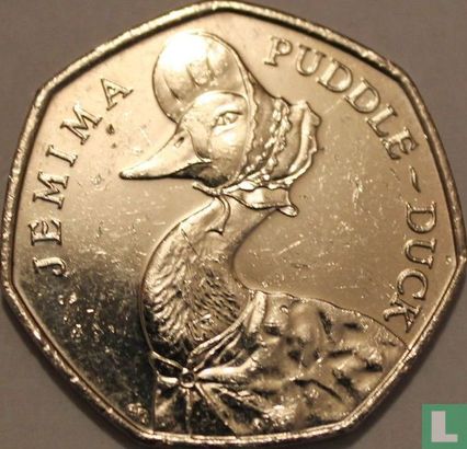 United Kingdom 50 pence 2016 "Jemima Puddle-Duck" - Image 2