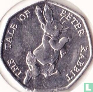 United Kingdom 50 pence 2017 "The tale of Peter Rabbit" - Image 2