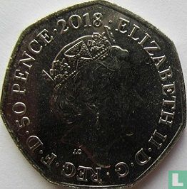Verenigd Koningkrijk 50 pence 2018 "Mrs. Tittlemouse" - Afbeelding 1