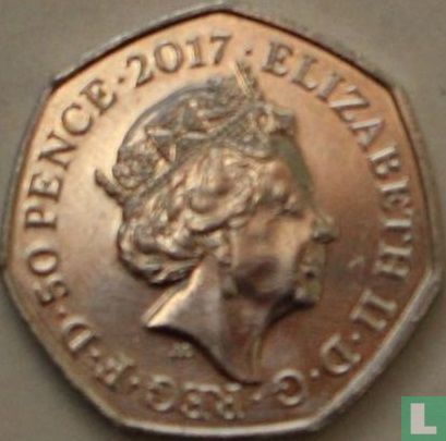 United Kingdom 50 pence 2017 "Benjamin Bunny" - Image 1