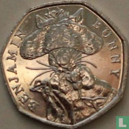 United Kingdom 50 pence 2017 "Benjamin Bunny" - Image 2