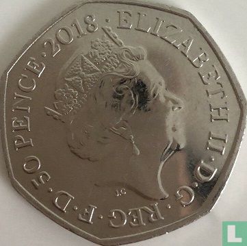 United Kingdom 50 pence 2018 "Peter Rabbit" - Image 1