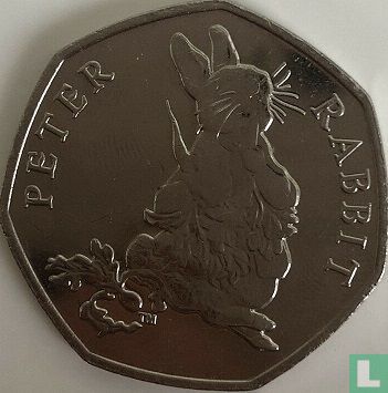United Kingdom 50 pence 2018 "Peter Rabbit" - Image 2