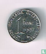 West African States 1 franc 1997 - Image 1
