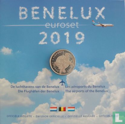 Benelux mint set 2019 "The airports of the Benelux" - Image 1