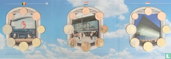Benelux mint set 2019 "The airports of the Benelux" - Image 2