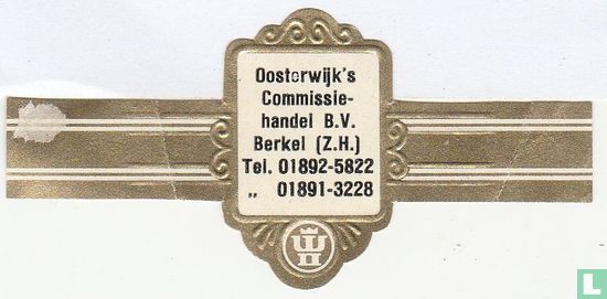 Oosterwijk's Commissiehandel B.V. Berkel (Z.H.) Tel. 01892-5822 .. 01891-3228 - Image 1