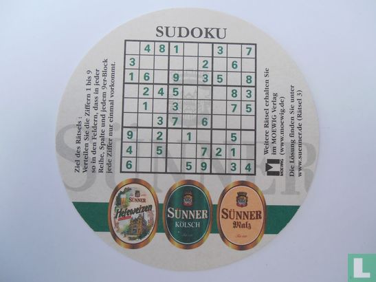 3 Sünner Sudoku - Bild 1