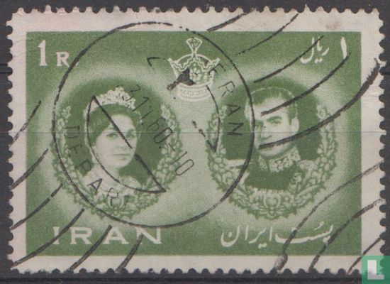Mariage de Mohammad Reza Pahavi
