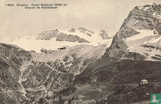 Simplon - Hotel Bellevue (2009 m) Glacier de Kaltwasser - Bild 1