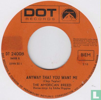 Anyway That You Want Me - Image 3
