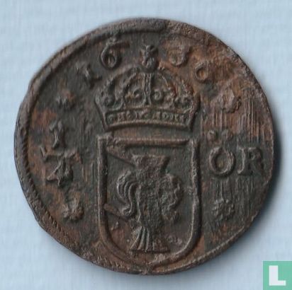 Suède ¼ öre 1636 - Image 1