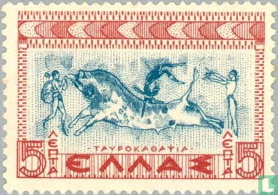 Sauté de taureau (fresque à Cnossos)
