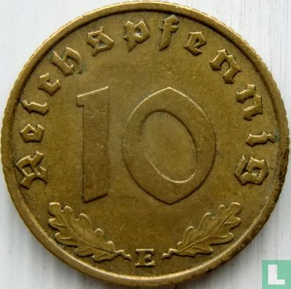 Empire allemand 10 reichspfennig 1938 (E) - Image 2