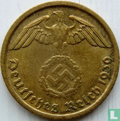 German Empire 10 reichspfennig 1939 (J) - Image 1
