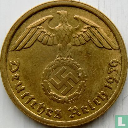 Duitse Rijk 10 reichspfennig 1939 (A) - Afbeelding 1