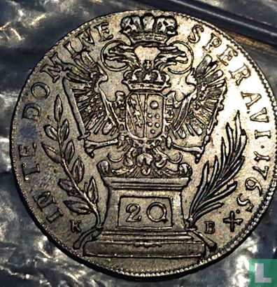Oostenrijk 20 kreuzer 1765 (KB) - Afbeelding 1