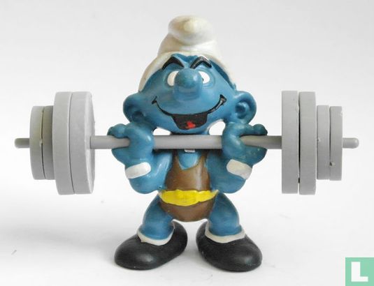 Weightlifter Smurf  - Image 1
