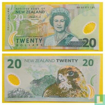 Nouvelle Zélande 20 Dollars 2005