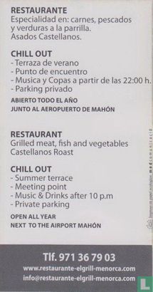 Grill Out Lounge Club Menorca - Restaurante - Afbeelding 2