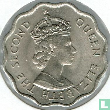 Mauritius 10 cents 1969 - Image 2