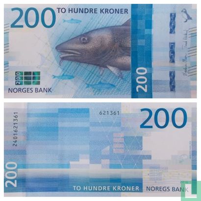 Norvège 200 Kroner 2016 (2017)