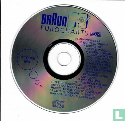 Braun MTV Eurocharts October 1994 - Afbeelding 3