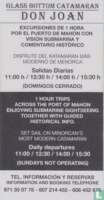 Don Joan - Glass Bottom Catamaran  - Bild 2