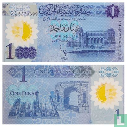 Libyen 1 Dinar ND (2019)