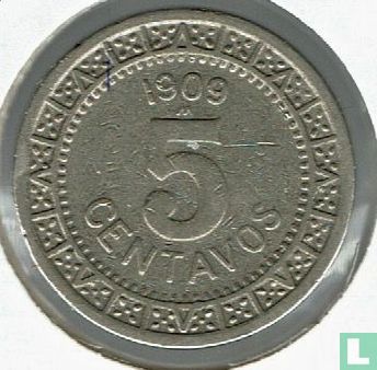 Mexique 5 centavos 1909 - Image 1