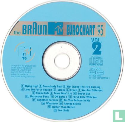 Braun MTV Eurochart '95 Volume 2 - Afbeelding 3